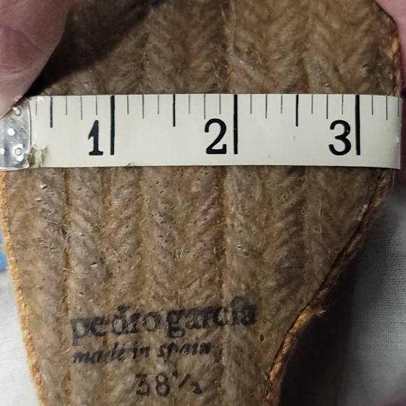 Pedro Garcia Ibiza satin espadrille flats sz 38.5 Excellent Cond - Picture 10 of 11